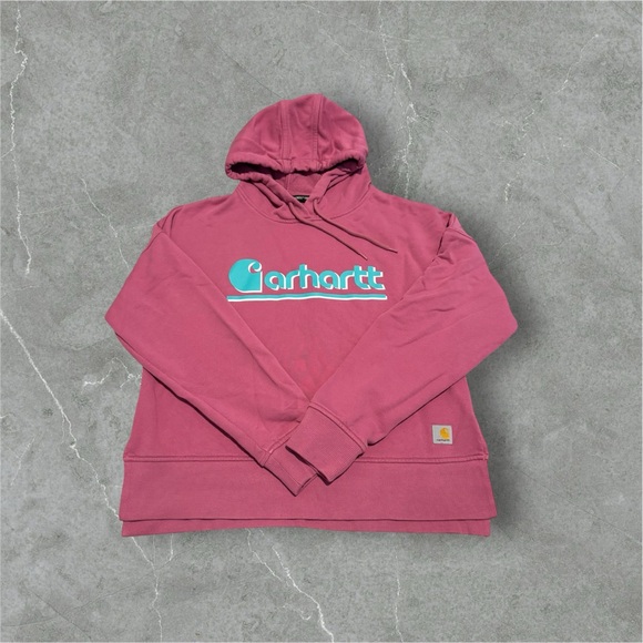 Carhartt Tops - Carhartt Women’s Tencel Fiber Series Loose Fit Graphic Hooded Sweatshirt